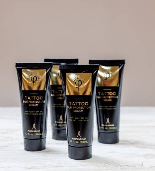 Tattoo sun protection cream